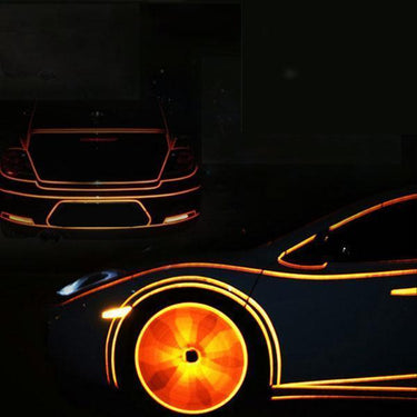 Retrofitting Reflective Strips For Cars